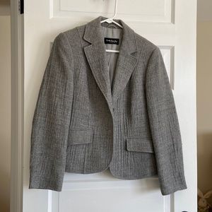 Beautiful Betty Barclays Collection grey wool blazer